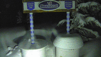Drifting snow from the 30 mph ENE gusts between 9 pm Friday 20 May 2022 and 4 am Saturday 21 May 2022 on the Steamboat Powdercam