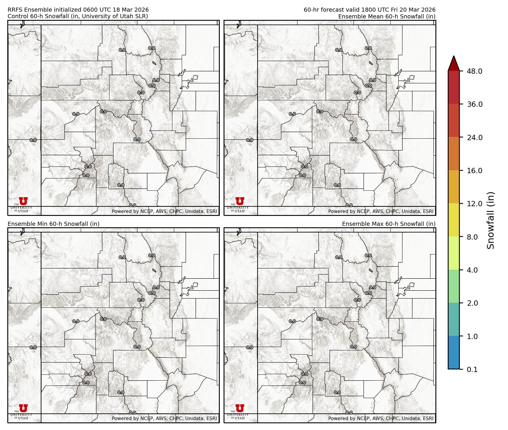 Latest RRFS snow forecast