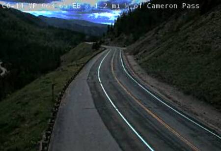 latest image of Cameron Pass