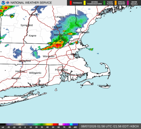 latest image of Boston,MA. radar