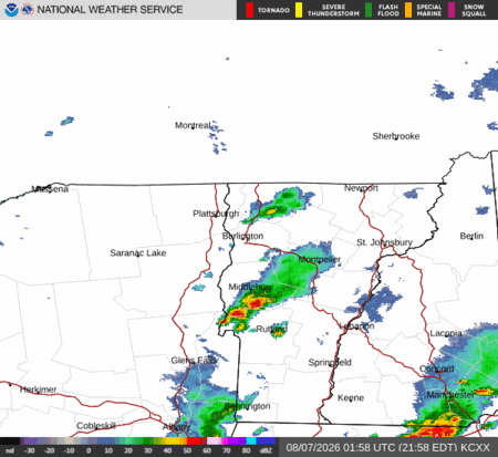 latest image of Burlington,VT. radar