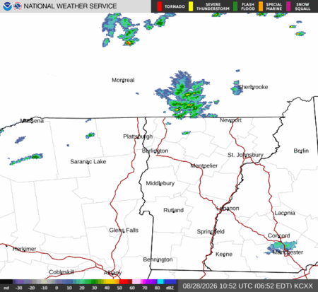latest image of Burlington,VT. radar