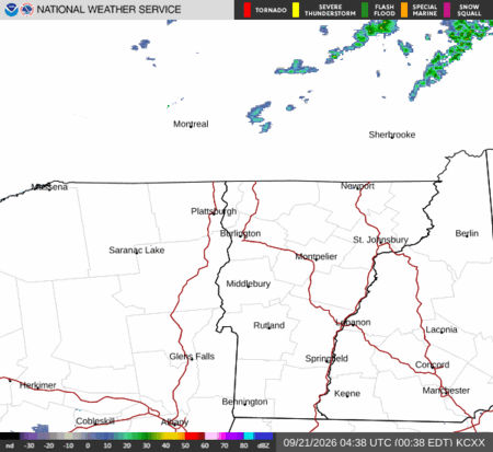 latest image of Burlington,VT. radar