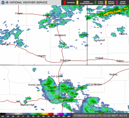 latest image of Cheyenne,WY. radar