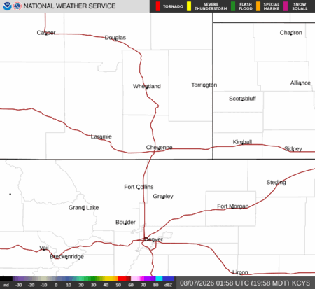 latest image of Cheyenne,WY. radar
