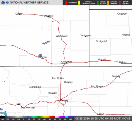 latest image of Cheyenne,WY. radar