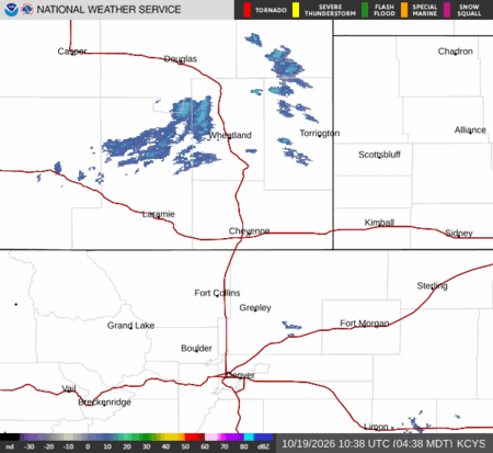 latest image of Cheyenne,WY. radar