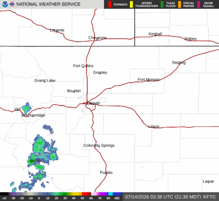 latest image of Denver,CO. radar