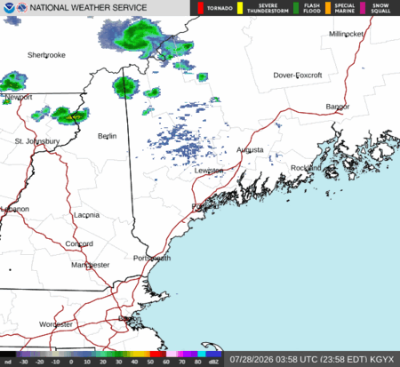 latest image of Portland,ME. radar