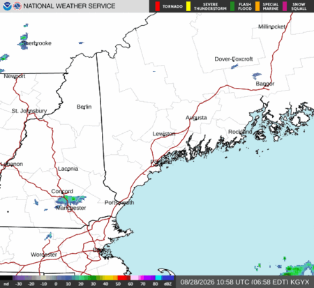 latest image of Portland,ME. radar