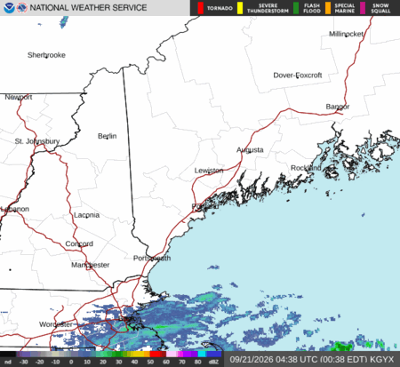latest image of Portland,ME. radar