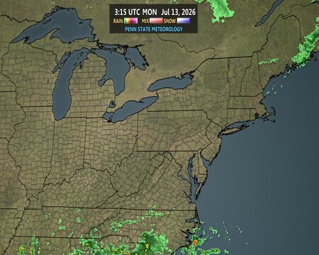 latest image of Northeast radar