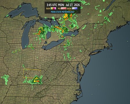 latest image of Northeast radar