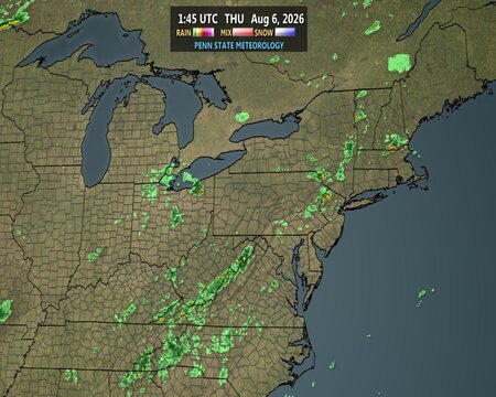 latest image of Northeast radar