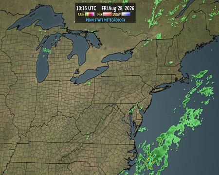 latest image of Northeast radar