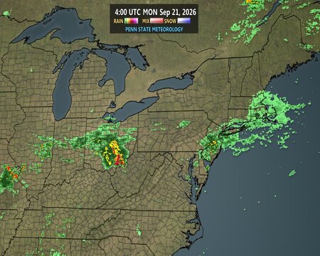 latest image of Northeast radar