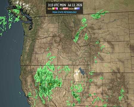 latest image of Northwest radar
