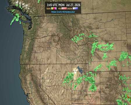 latest image of Northwest radar