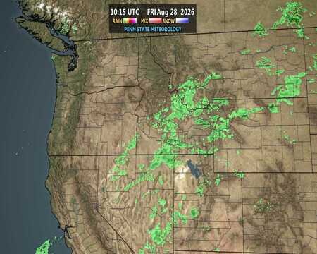 latest image of Northwest radar