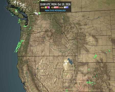latest image of Northwest radar