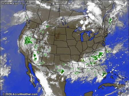 latest image of US (Unisys) IR/radar