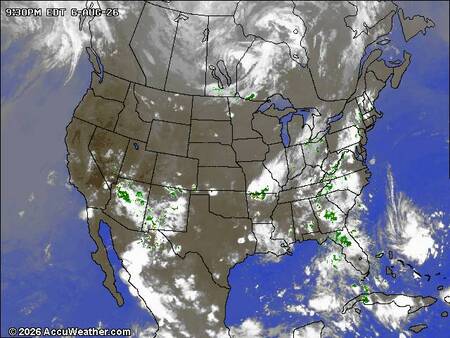 latest image of US (Unisys) IR/radar