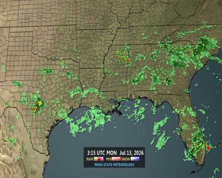 latest image of Southeast radar