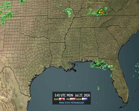 latest image of Southeast radar