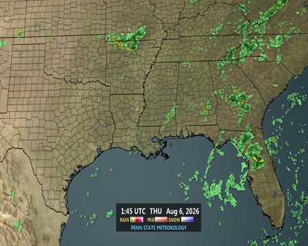 latest image of Southeast radar