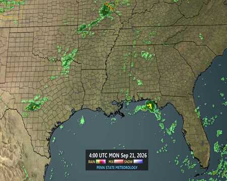 latest image of Southeast radar