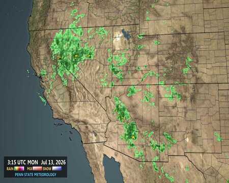 latest image of Southwest radar