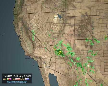 latest image of Southwest radar