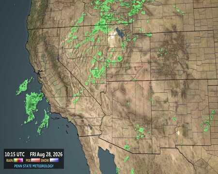 latest image of Southwest radar