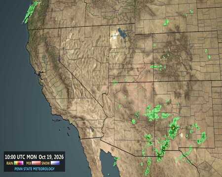 latest image of Southwest radar