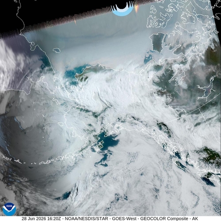 latest image of Alaska geocolor