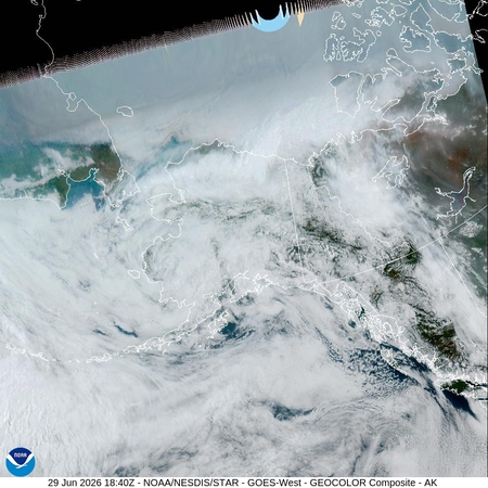 latest image of Alaska geocolor