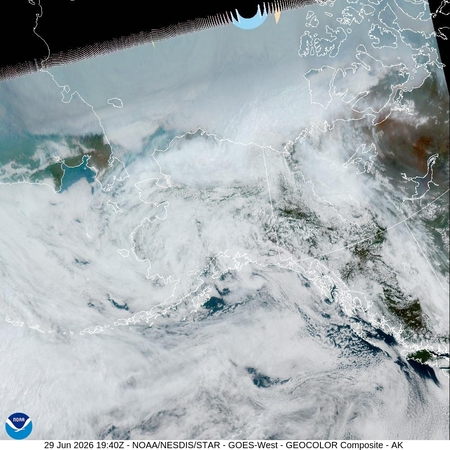 latest image of Alaska geocolor
