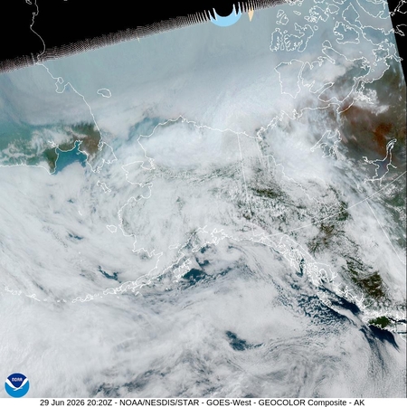 latest image of Alaska geocolor