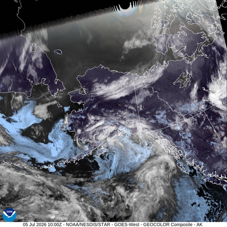 latest image of Alaska geocolor