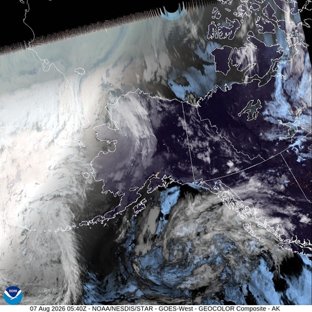 latest image of Alaska geocolor