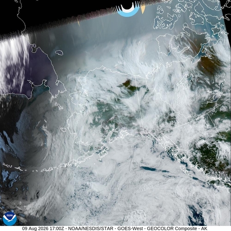 latest image of Alaska geocolor