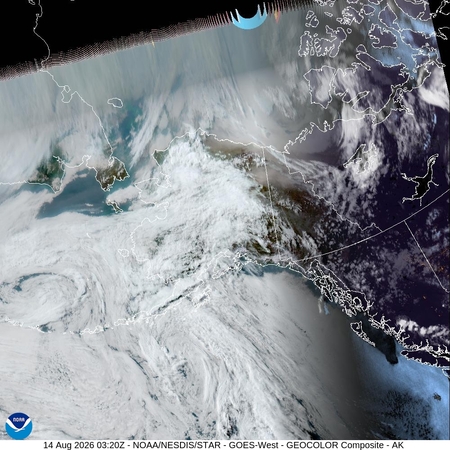 latest image of Alaska geocolor