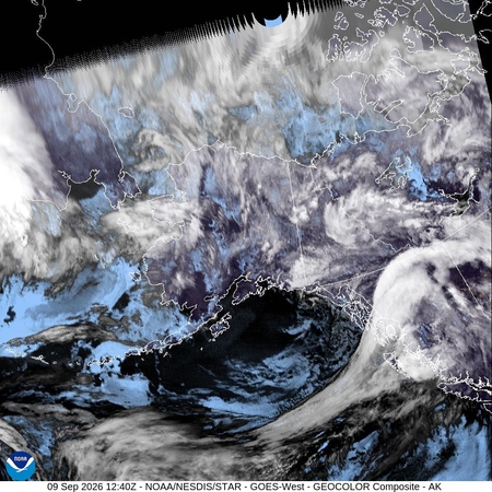 latest image of Alaska geocolor