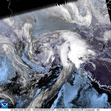 latest image of Alaska geocolor