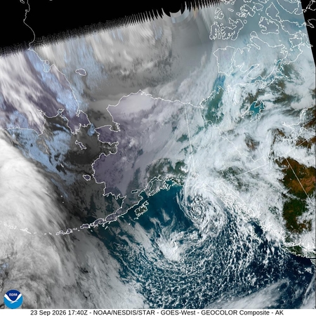 latest image of Alaska geocolor