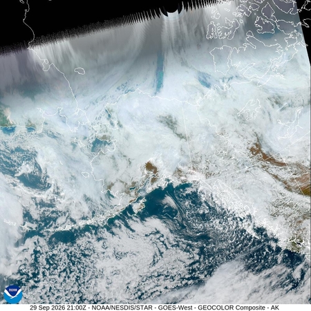 latest image of Alaska geocolor