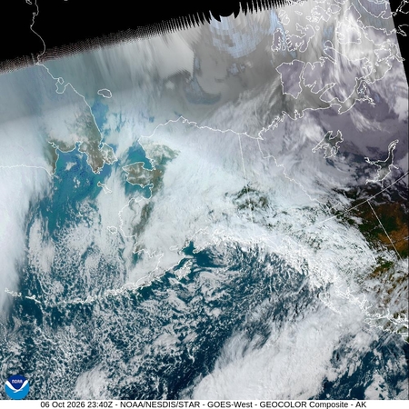 latest image of Alaska geocolor
