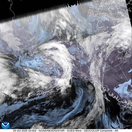latest image of Alaska geocolor