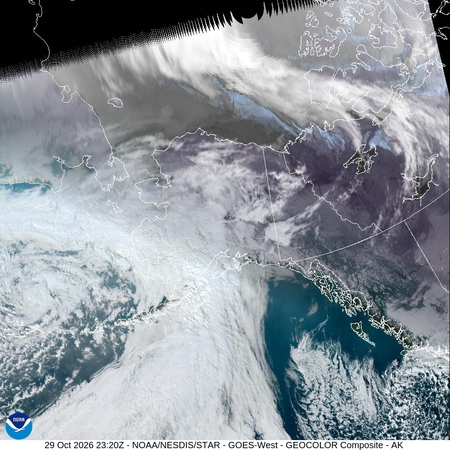 latest image of Alaska geocolor