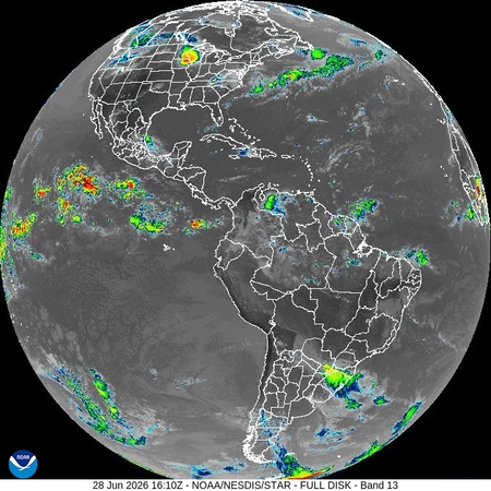 latest image of Eastern N. America IR